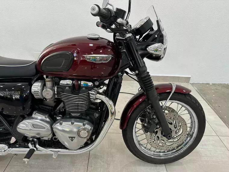 Triumph Bonneville Vinho 7