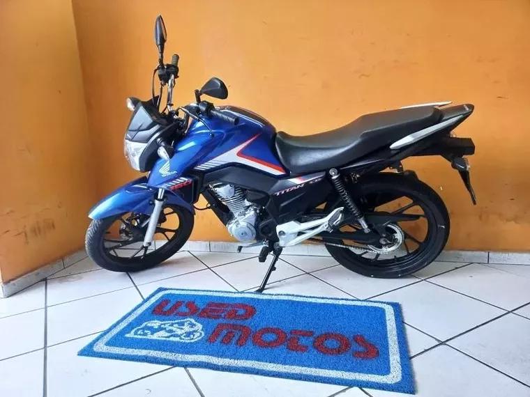 Honda CG 160 Azul 8