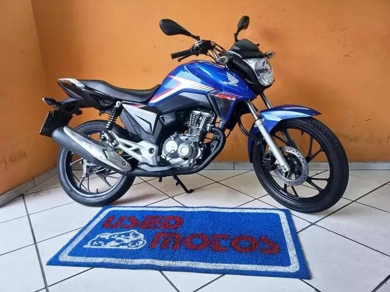 Honda CG 160 Azul 2