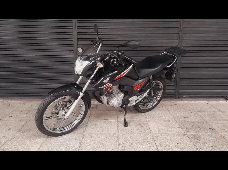 Honda CG 160 Preto 3