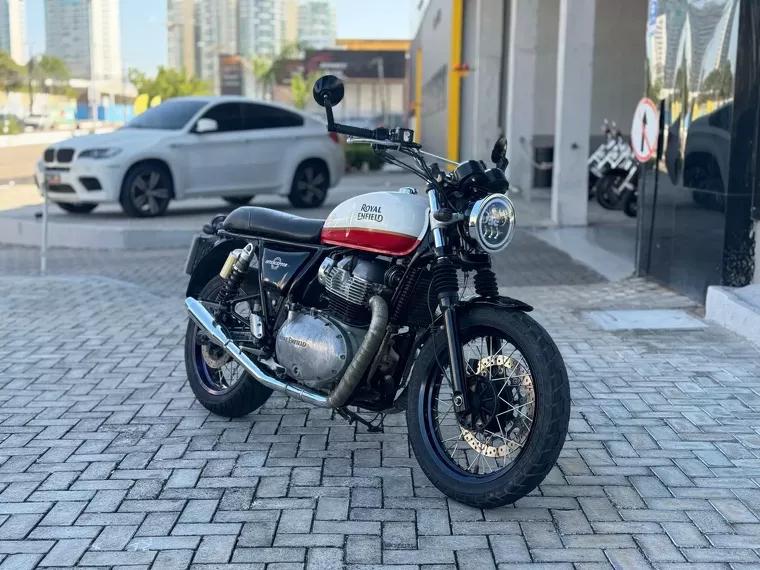 Royal Enfield Interceptor Branco 3