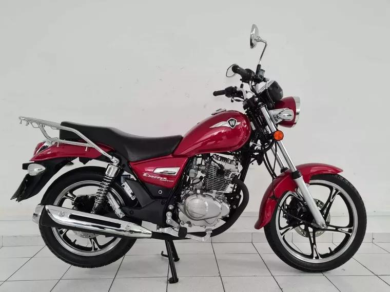 Haojue Chopper Road Vermelho 7