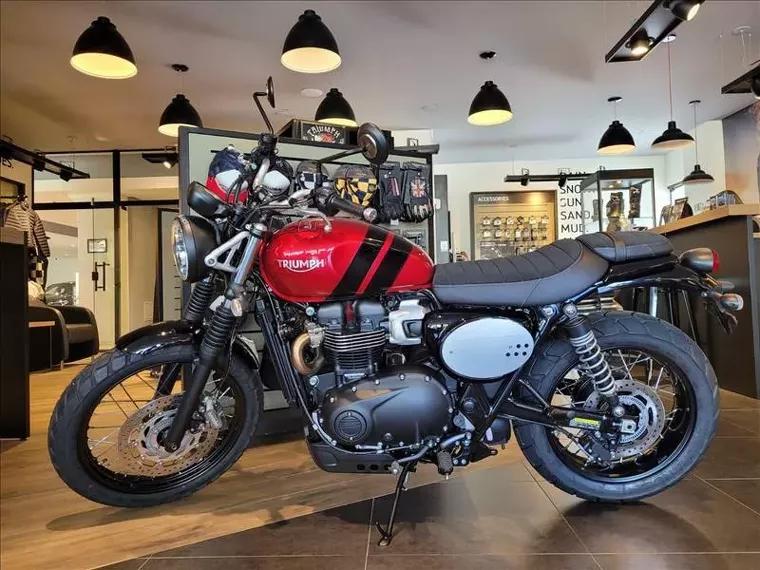 Triumph Street Scrambler Vermelho 5