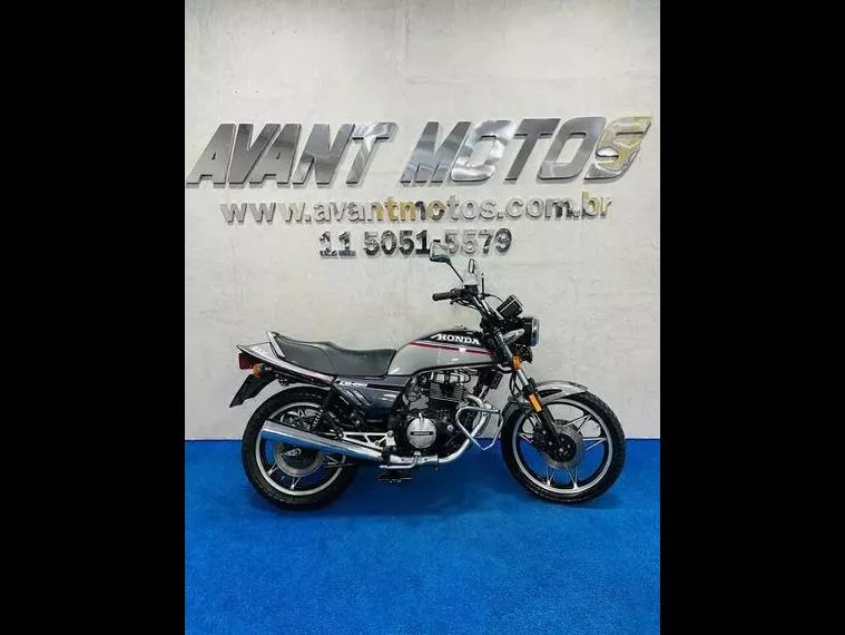 Honda CB 450 Cinza 2