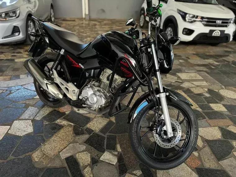 Honda CG 160 Preto 4