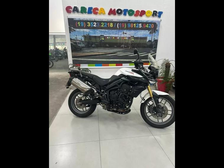 Triumph Tiger 800 Branco 12