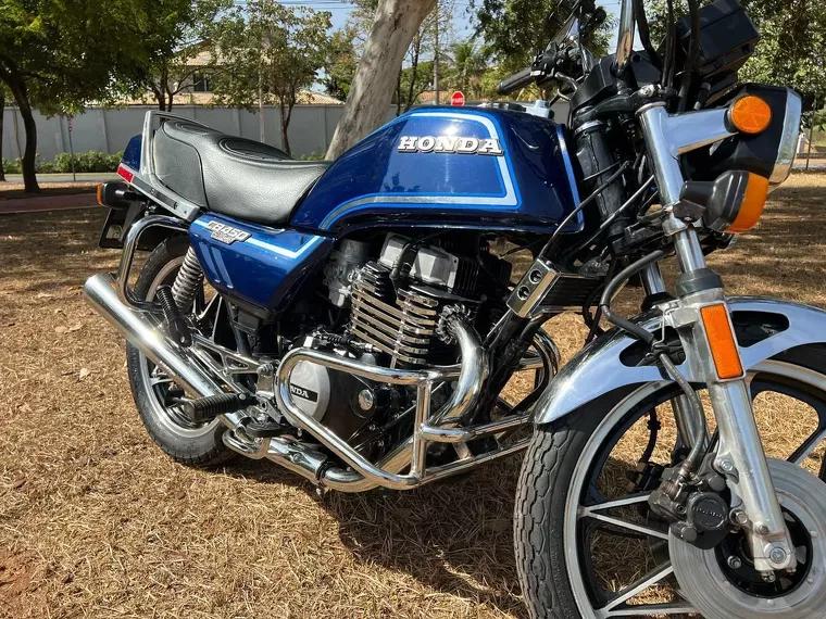 Honda CB 450 Azul 3