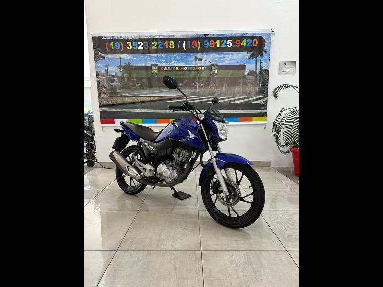 Honda CG 160 Azul 8