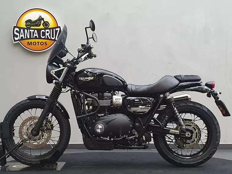 Triumph Street Scrambler Preto 5