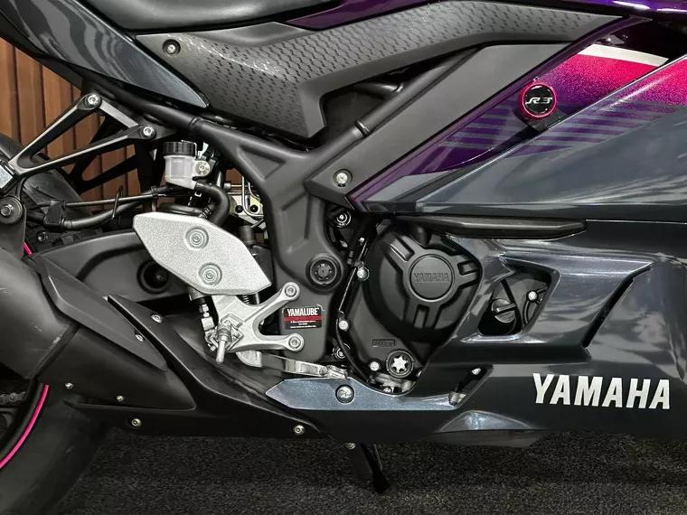 Yamaha YZF R3 Roxo 4