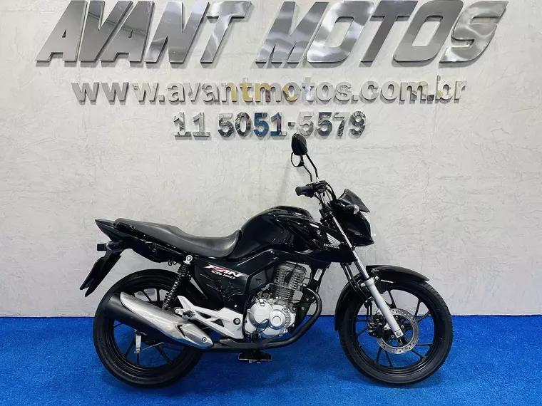 Honda CG 160 Preto 14