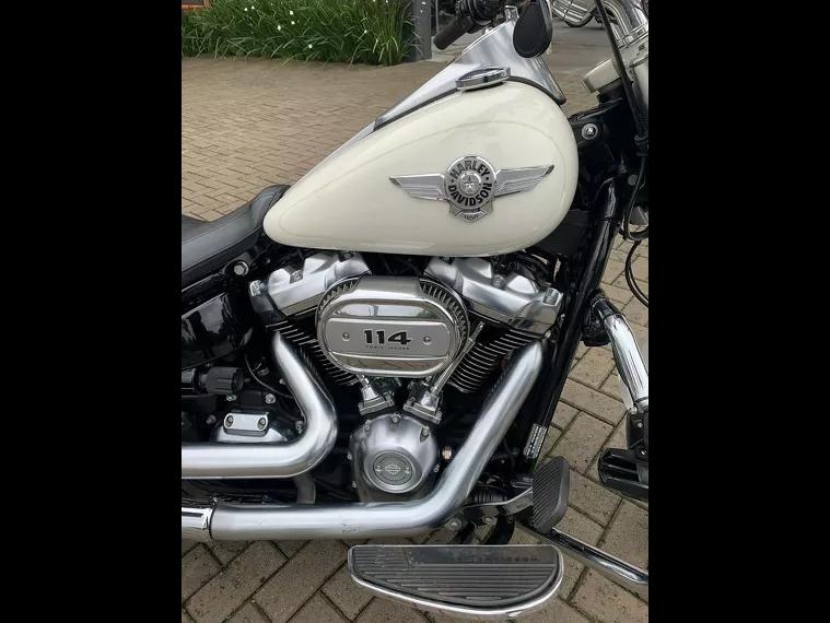 Harley-Davidson Fat Boy Branco 5