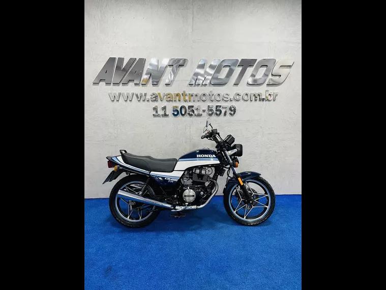 Honda CB 450 Azul 2