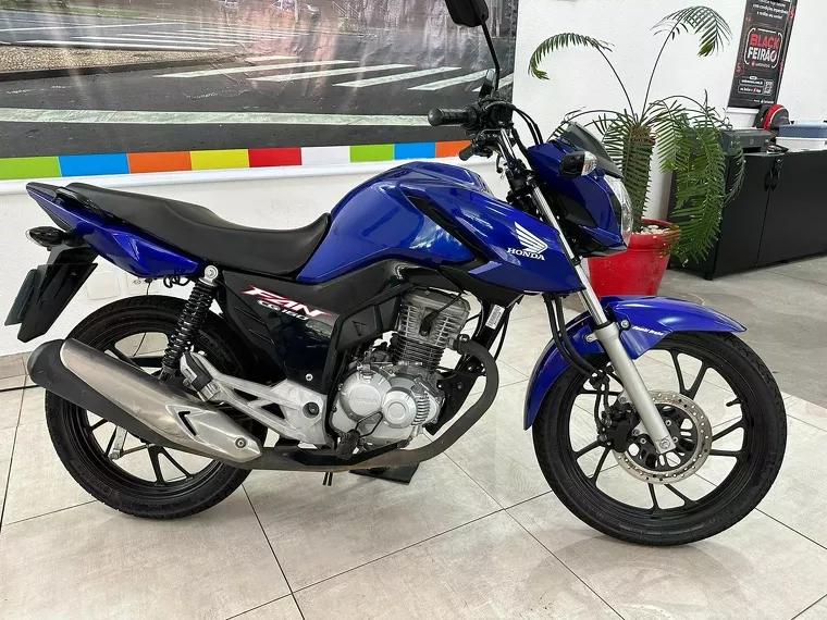 Honda CG 160 Azul 2