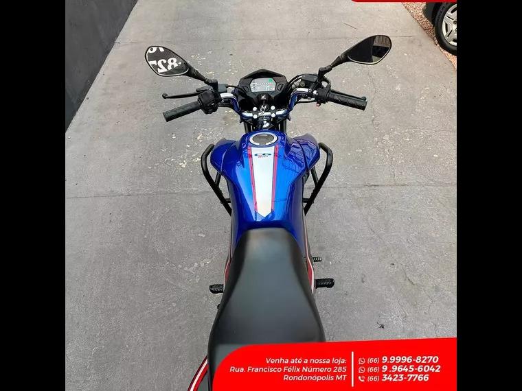 Honda CG 160 Azul 6