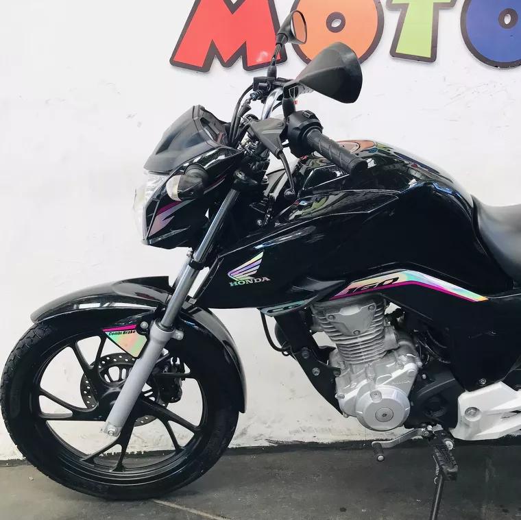 Honda CG 160 Preto 5