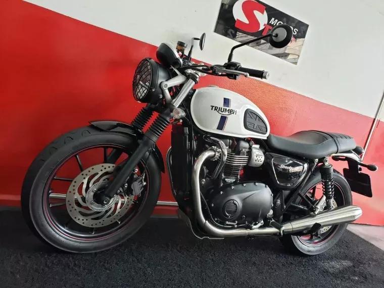 Triumph Street Twin Branco 5