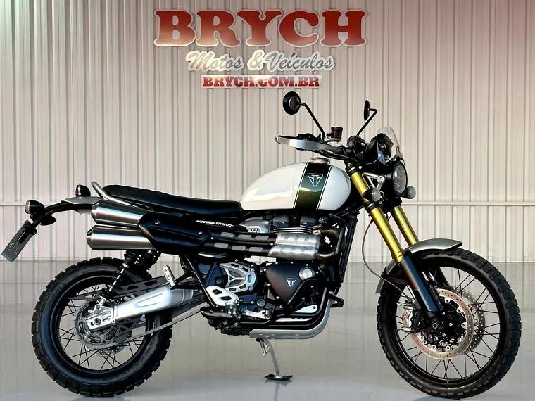 Triumph Scrambler Branco 1