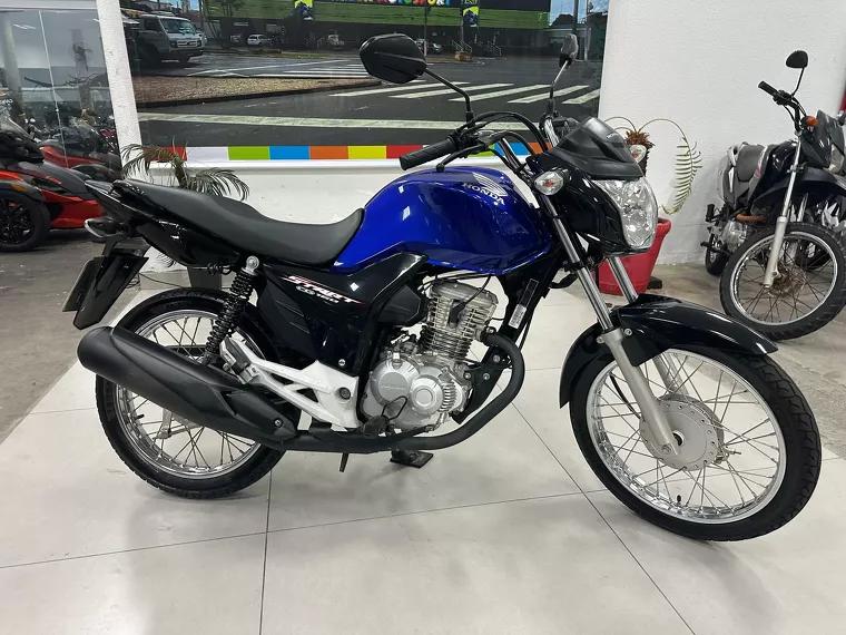 Honda CG 160 Azul 1