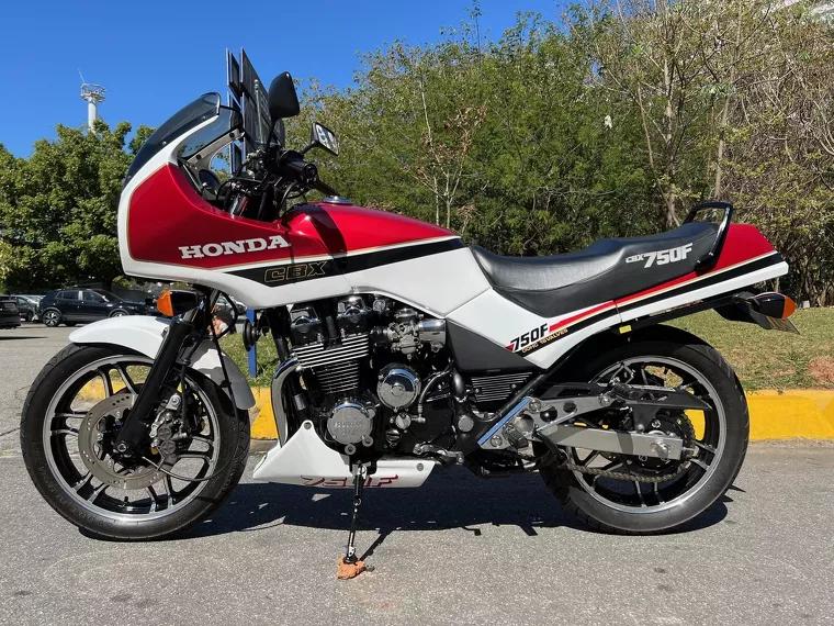 Honda CBX 750 Branco 1