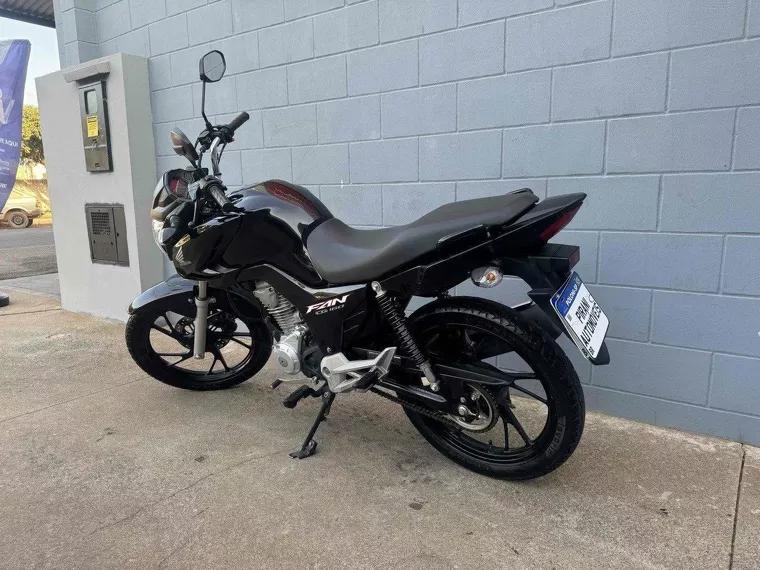 Honda CG 160 Preto 6