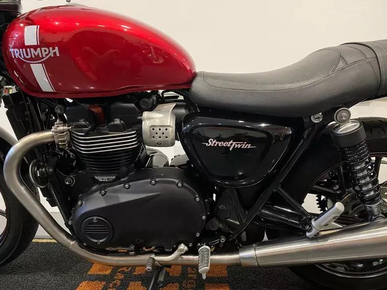 Triumph Street Twin Vermelho 4