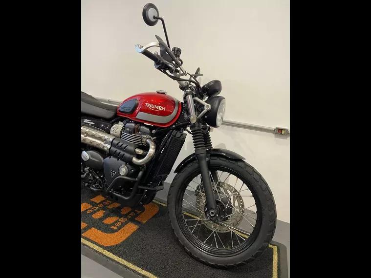 Triumph Street Scrambler Vermelho 5