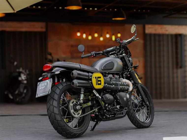 Triumph Street Scrambler Cinza 3