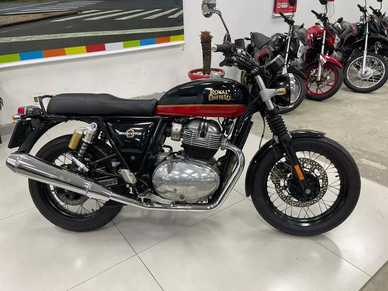 Royal Enfield Interceptor Preto 17