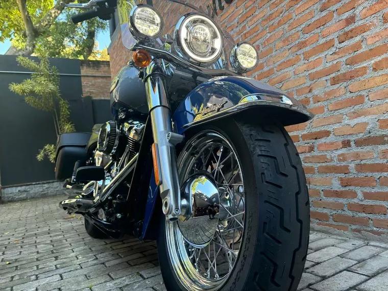 Harley-Davidson Heritage Azul 6