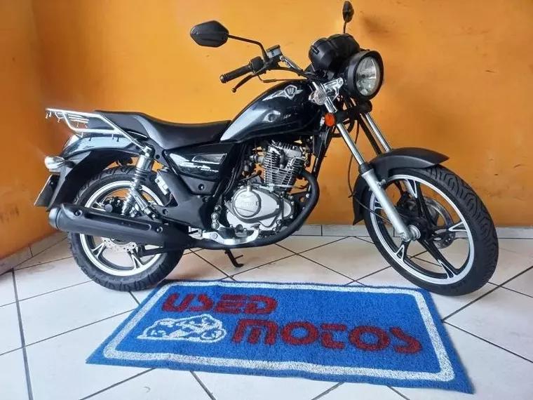 Haojue Chopper Road Preto 2