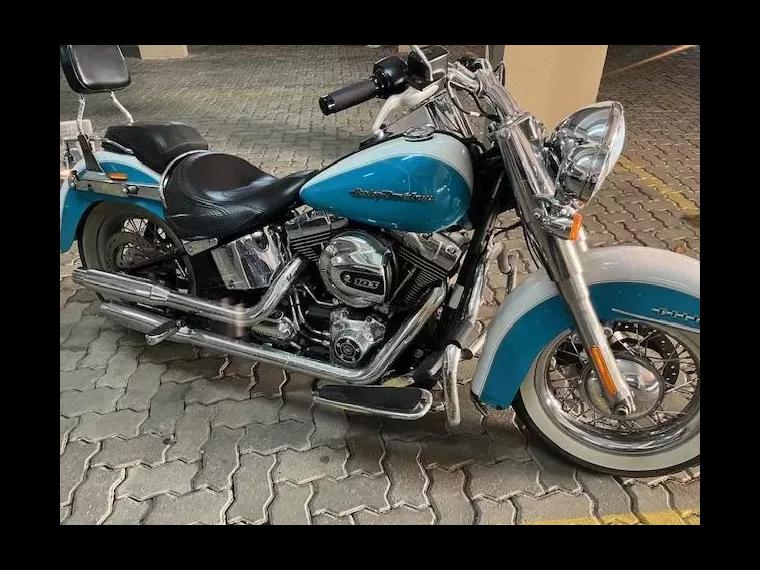 Harley-Davidson Deluxe Azul 1