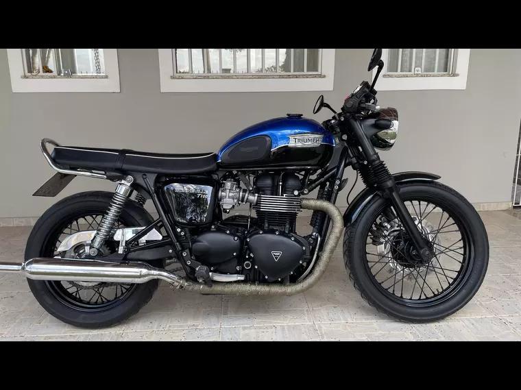 Triumph Bonneville Azul 5