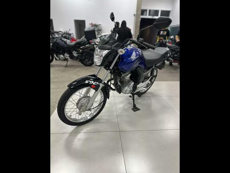 Honda CG 160 Azul 8