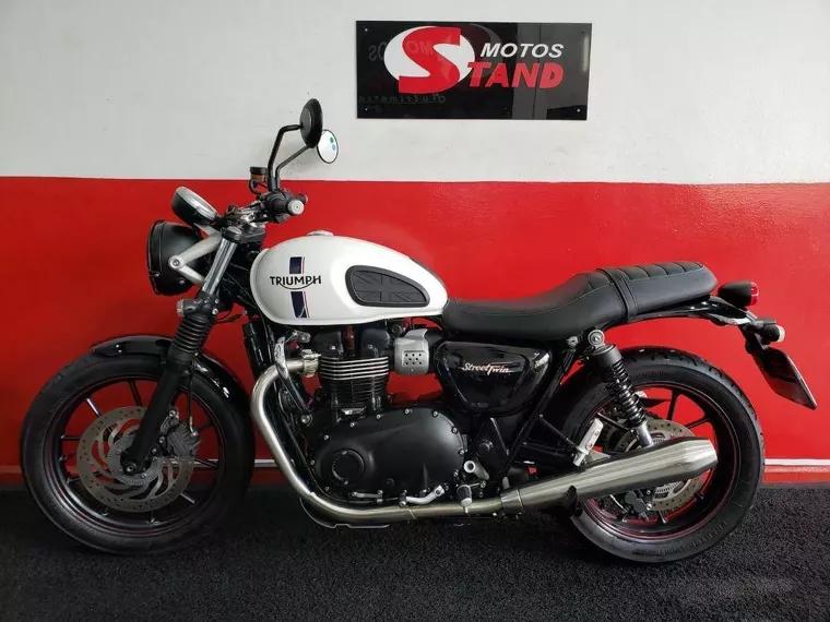 Triumph Street Twin Branco 4