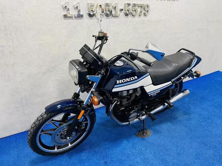 Honda CB 450 Azul 18