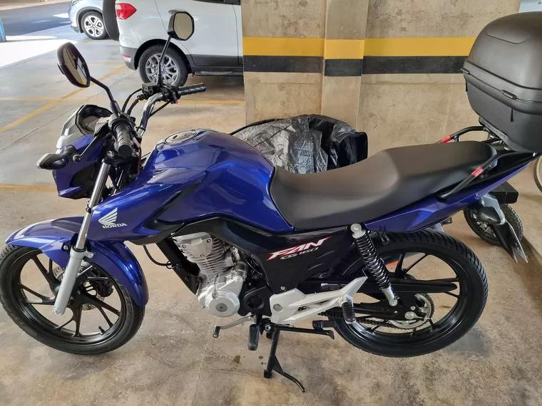 Honda CG 160 Azul 1