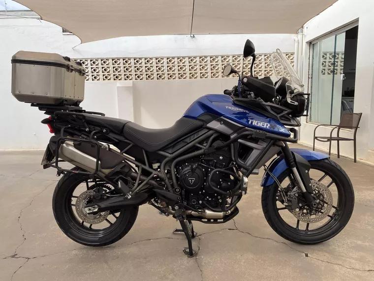 Triumph Tiger 800 Azul 2