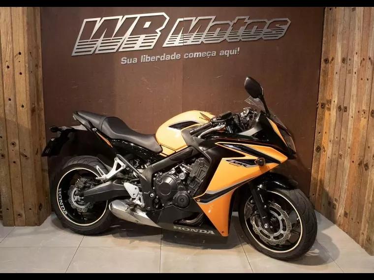 Honda CBR 650 Laranja 3