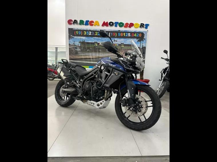 Triumph Tiger 800 Azul 14