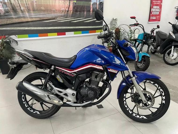 Honda CG 160 Azul 14