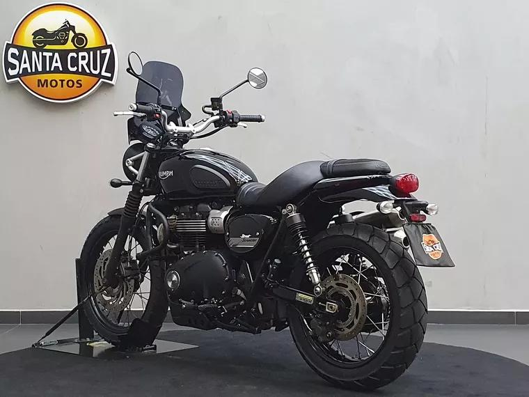 Triumph Street Scrambler Preto 6