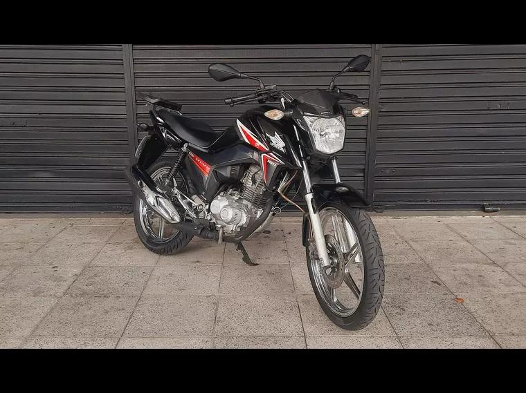 Honda CG 160 Preto 4