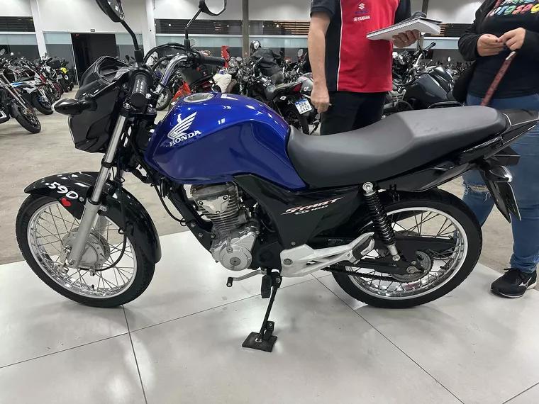 Honda CG 160 Azul 10