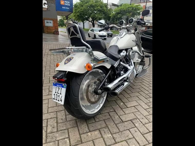 Harley-Davidson Fat Boy Branco 3