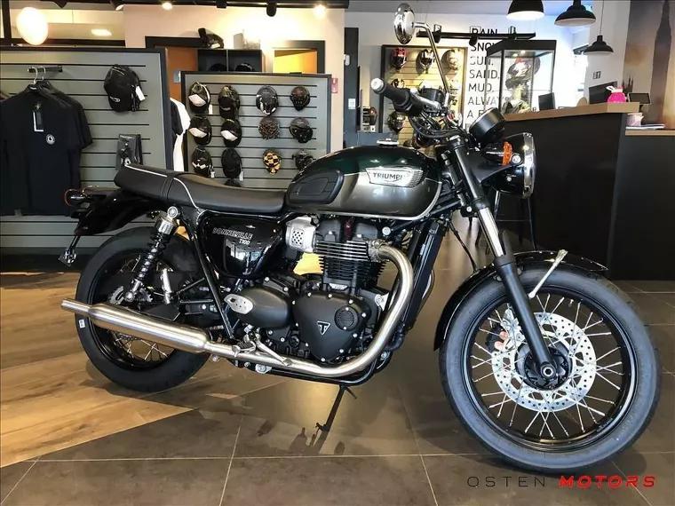 Triumph Bonneville Verde 1