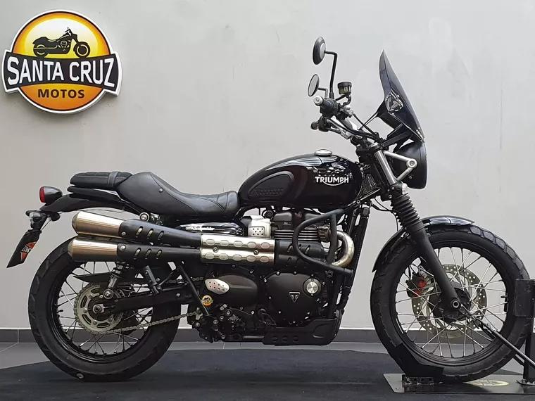 Triumph Street Scrambler Preto 1