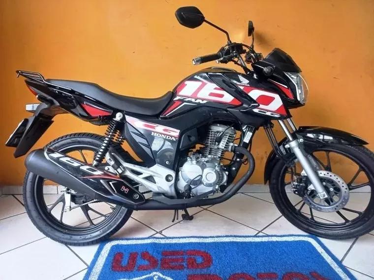 Honda CG 160 Preto 6