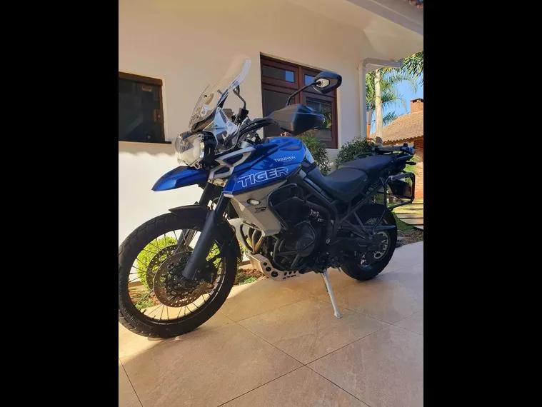 Triumph Tiger 800 Azul 2