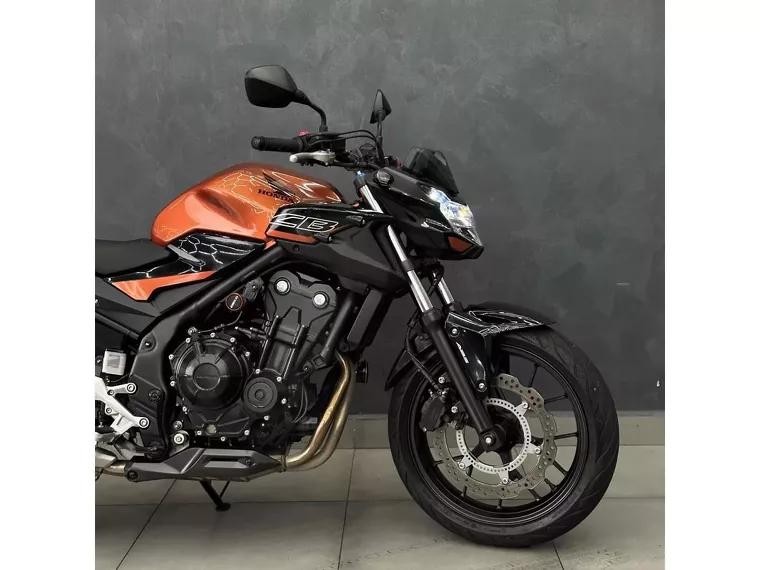 Honda CB 500 Laranja 4